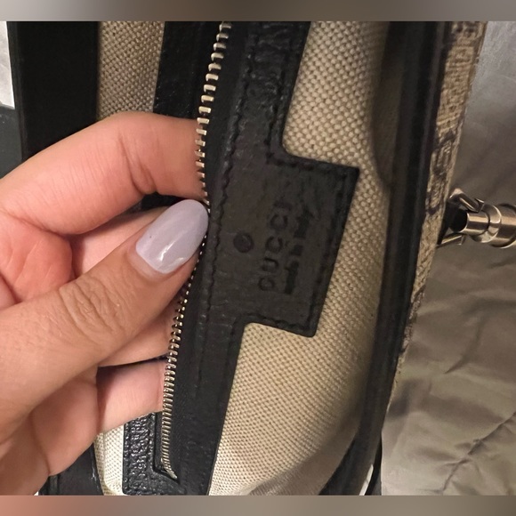 GUCCI JACKIE 1961 LEATHER SHOULDER CROSSBODY BAG - Picture 9 of 10